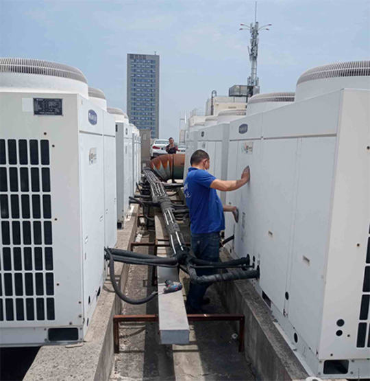 侯马中央空调制热和不制冷系统维修方法